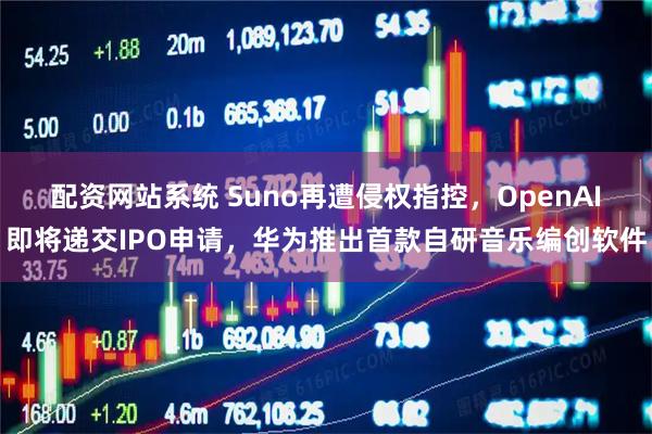配资网站系统 Suno再遭侵权指控，OpenAI即将递交IPO申请，华为推出首款自研音乐编创软件